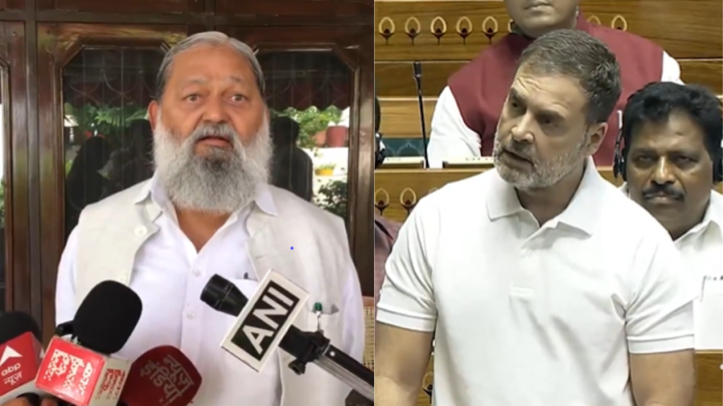 Anil Vij sharp attack on Rahul Gandhi